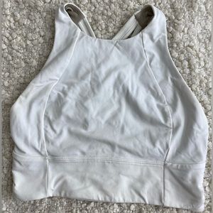 lululemon Free to Be Serene High Neck, White, Size 6
